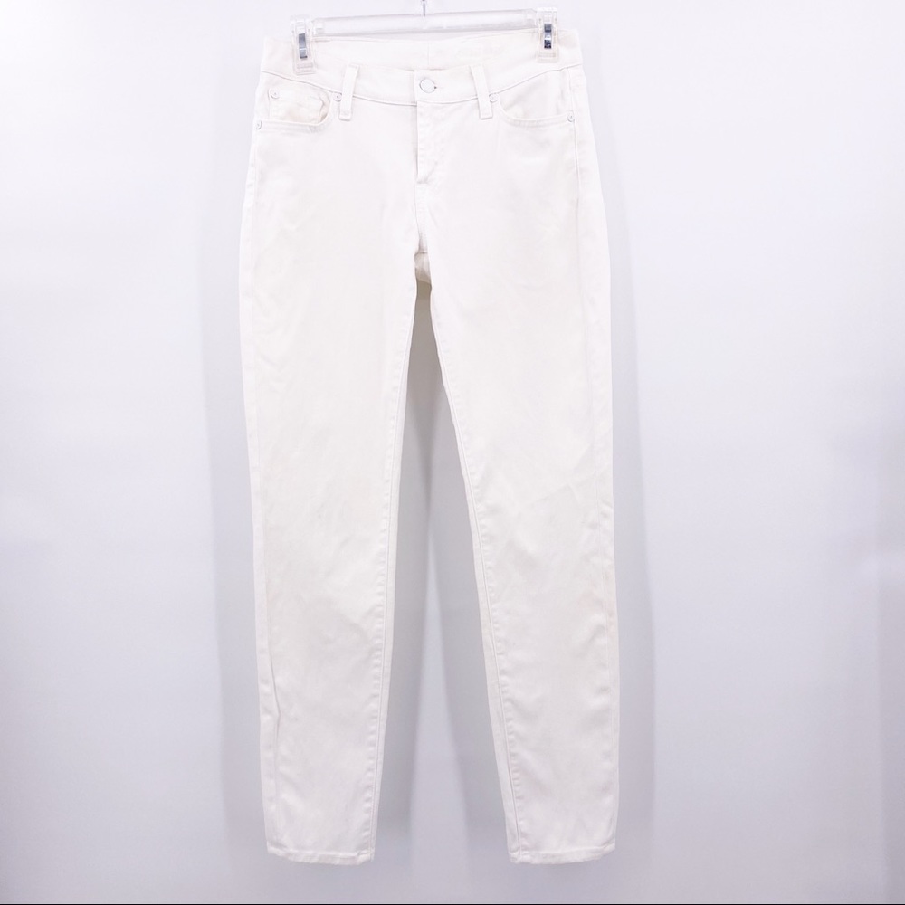 7 For All Mankind White Skinny Jeans Size 27